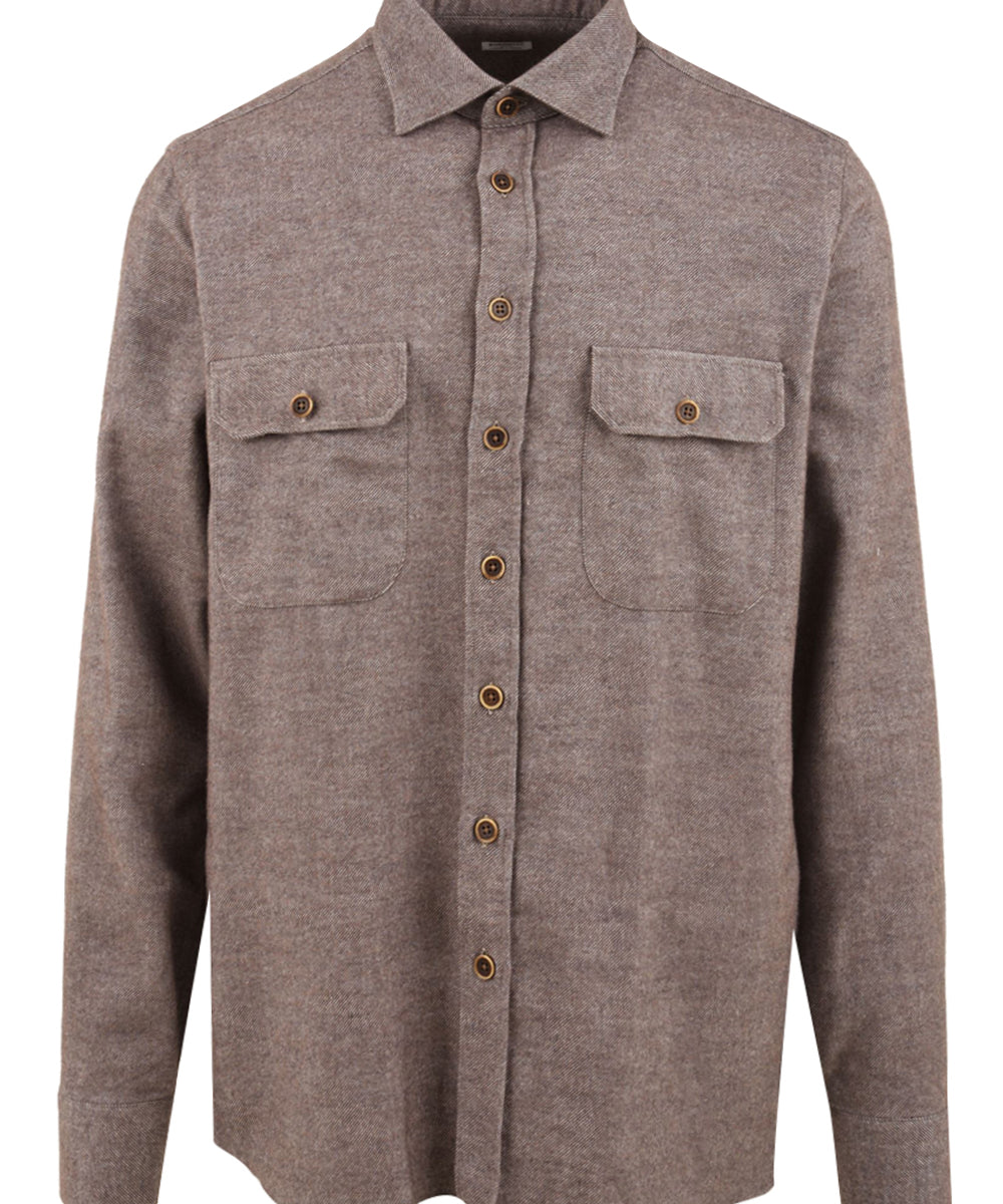 Camicia collo Nigel BORRIELLO Uomo - Marrone