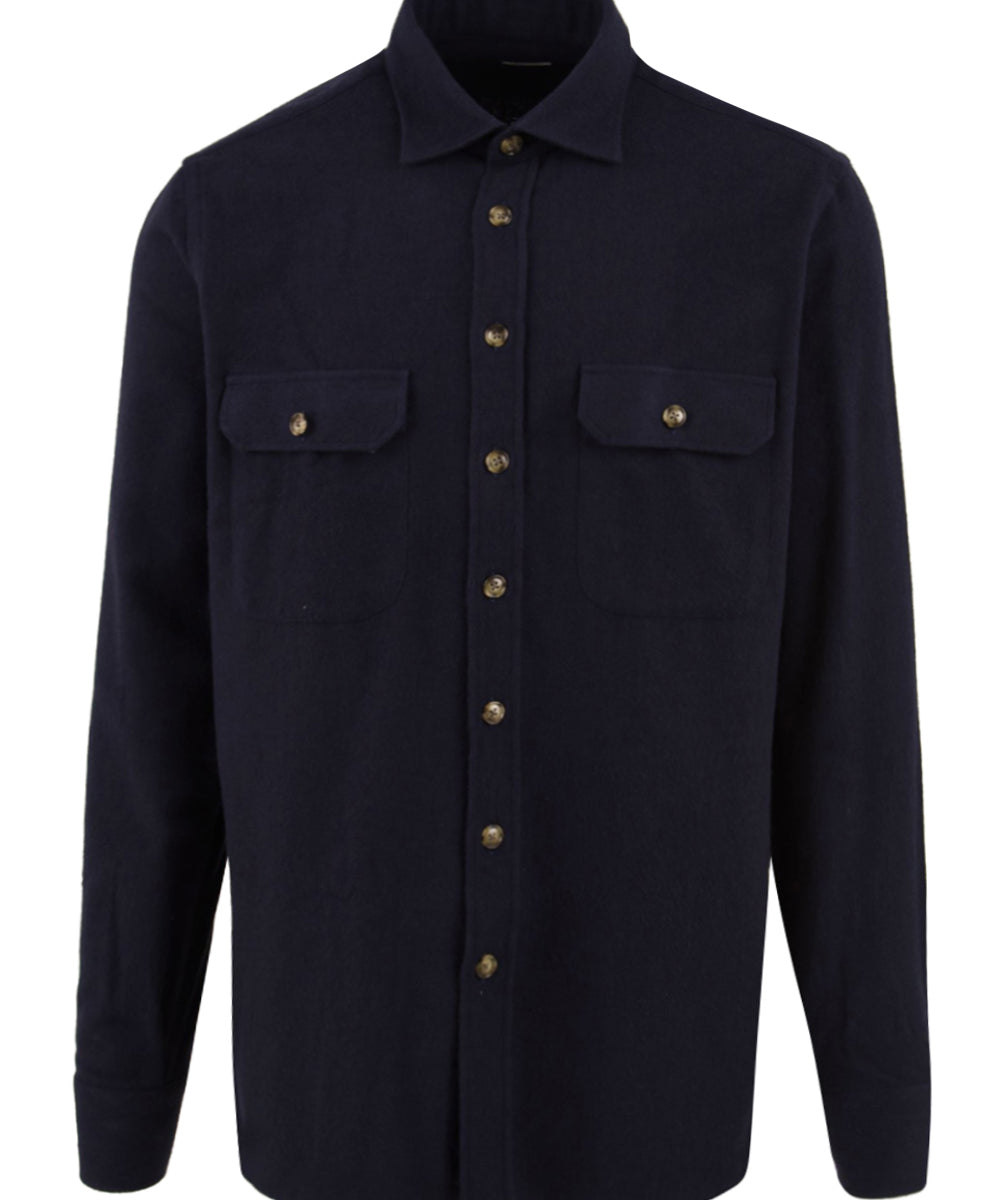 Camicia collo Nigel BORRIELLO Uomo - Blue