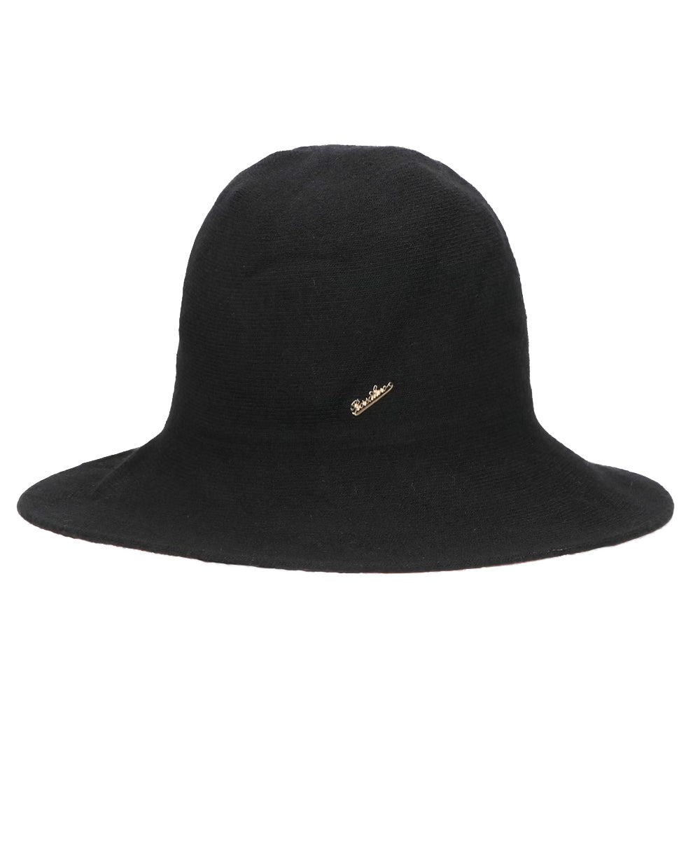 Cappello Angelina Cloche Mix Eco Cashmere BORSALINO Unisex - Nero