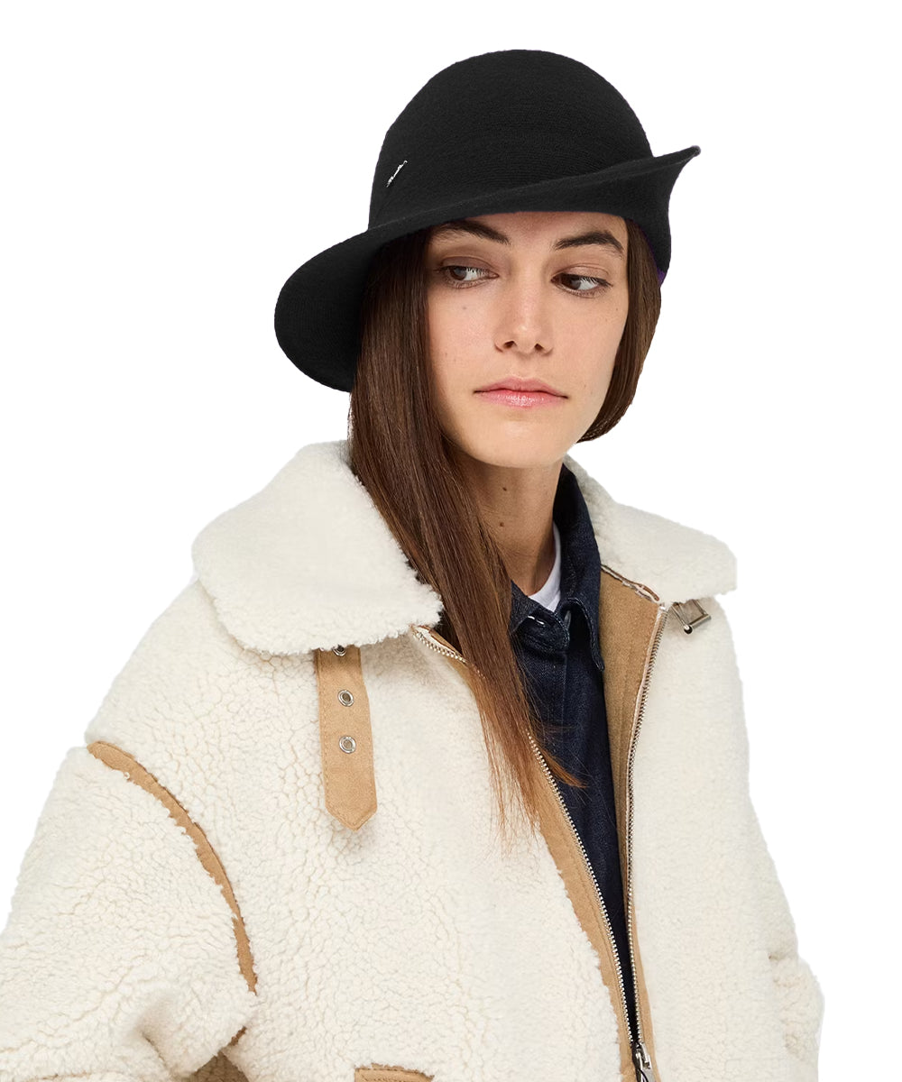 Cappello Angelina Cloche Mix Eco Cashmere BORSALINO Unisex - Nero