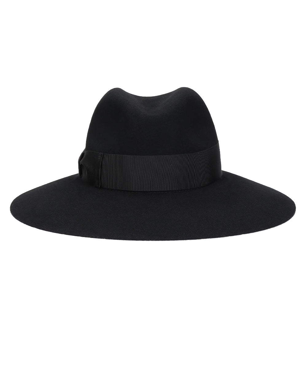 Cappello Sophie Feltro Lana Fine Tesa Larga BORSALINO Donna - Nero