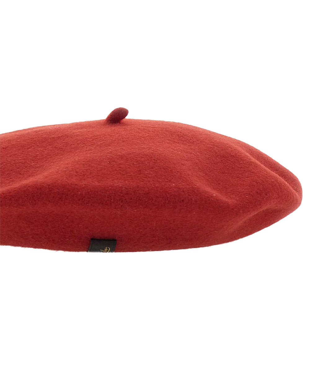 Cappello Basco Panno Lana BORSALINO Unisex - Rosso