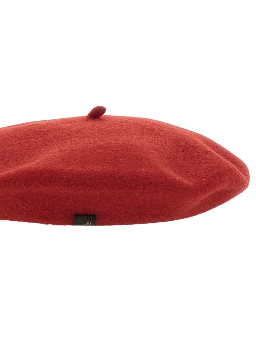 Cappello Basco Panno Lana BORSALINO Unisex - Rosso