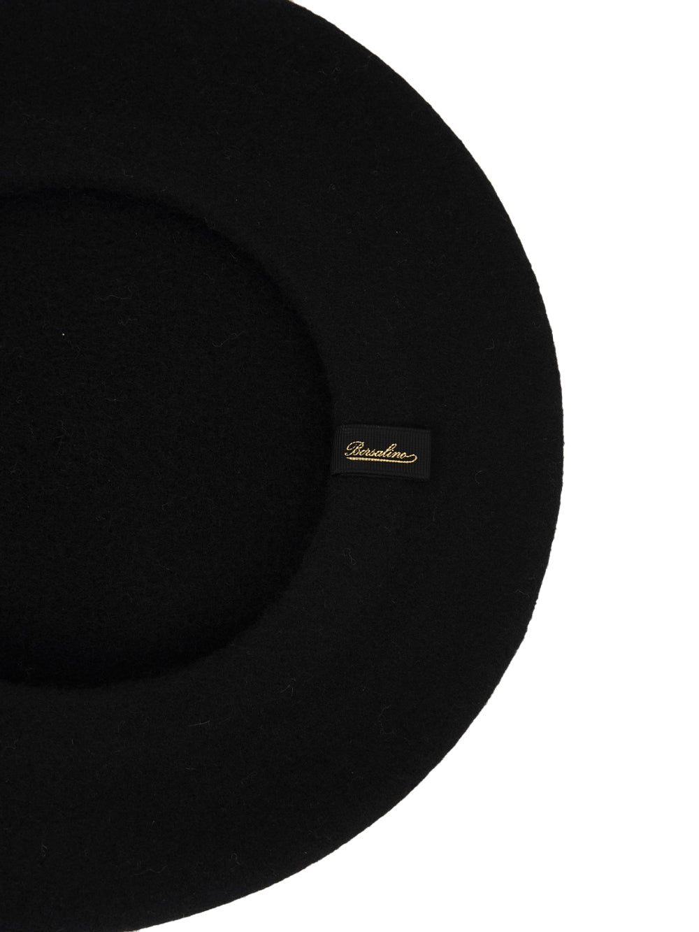 Cappello Basco Panno Lana BORSALINO Unisex - Nero