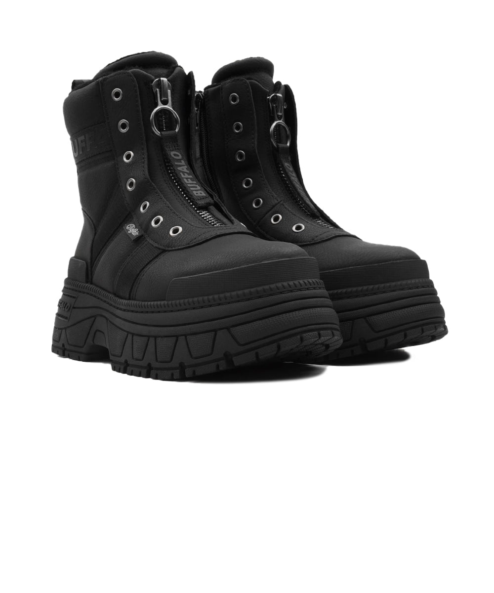 Stivaletto Fusion Front Zip BUFFALO Donna - Nero