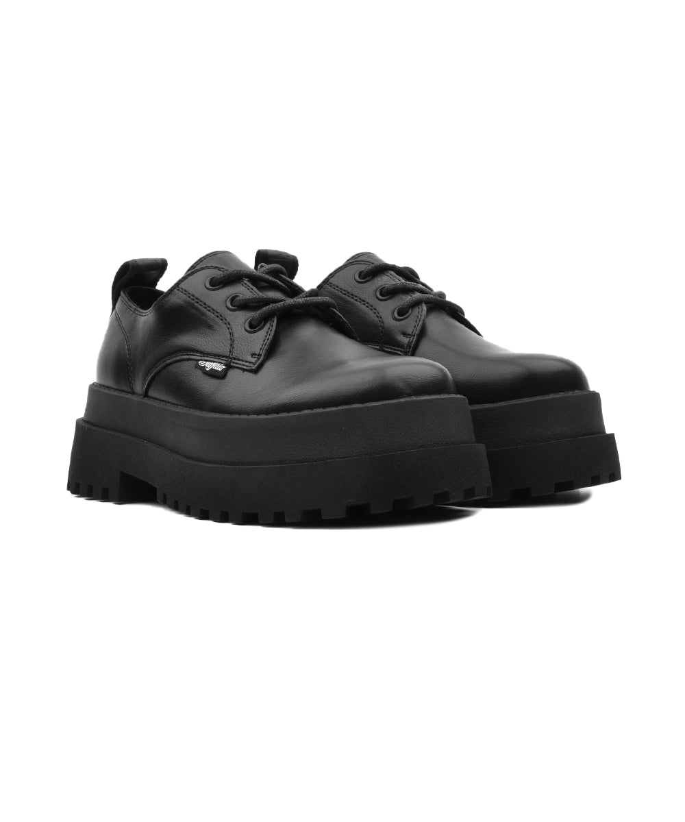 Scarpa Pluto Lace Up lo BUFFALO Donna - Nero