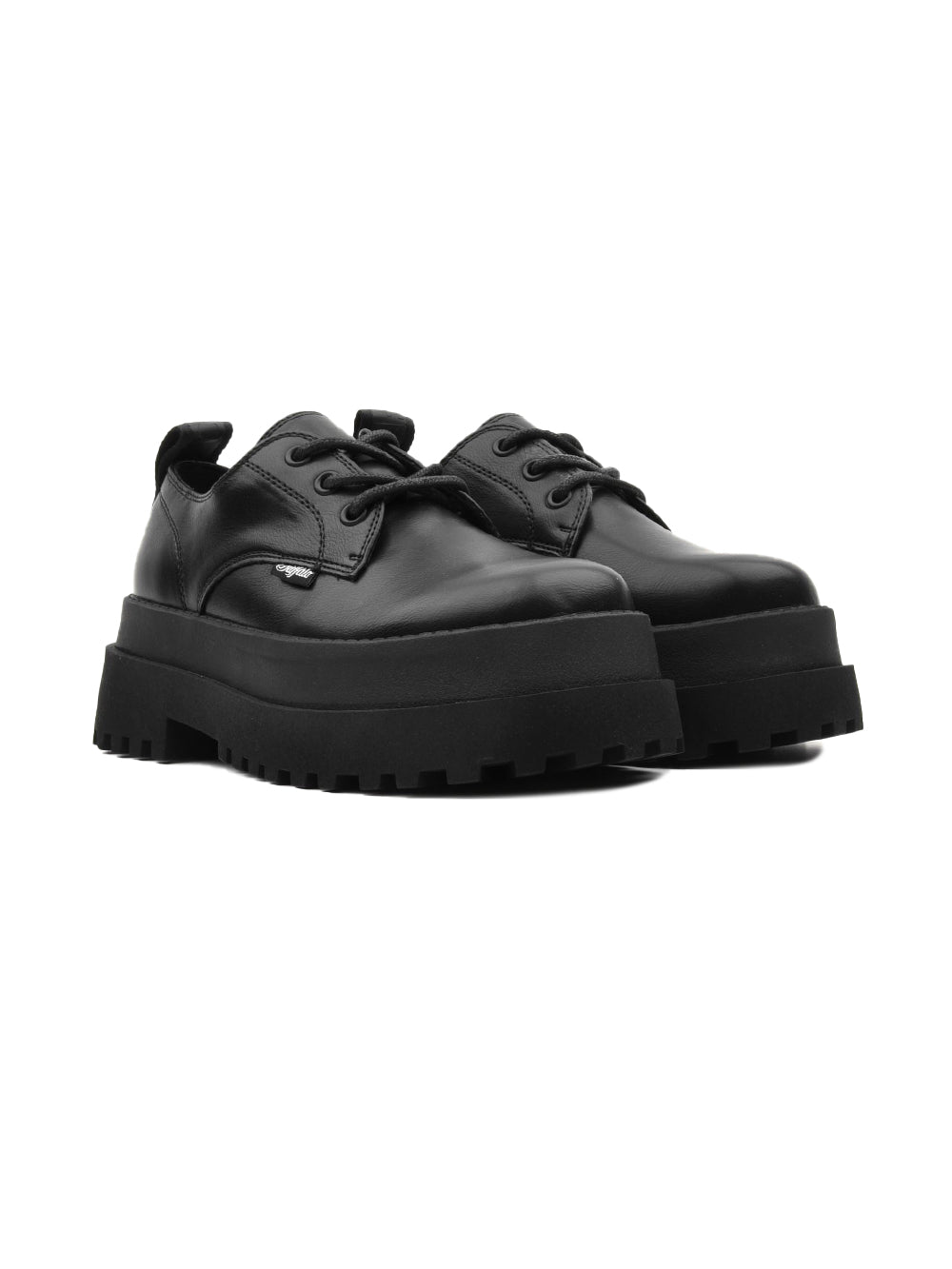 Scarpa Pluto Lace Up lo BUFFALO Donna - Nero
