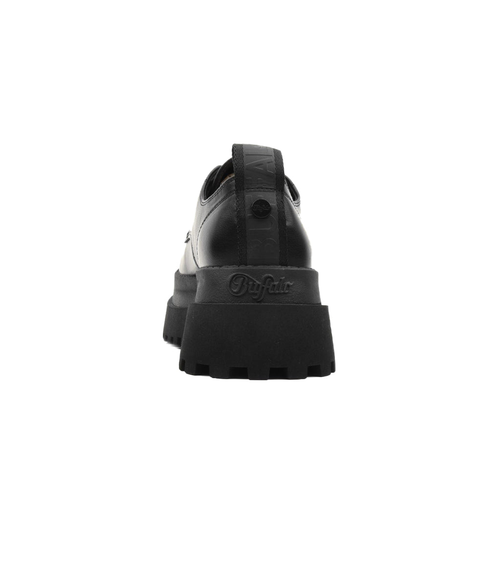 Scarpa Pluto Lace Up lo BUFFALO Donna - Nero