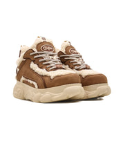 Sneakers Platform CLD Chai Warm BUFFALO Donna - Marrone