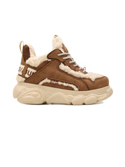 Sneakers Platform CLD Chai Warm BUFFALO Donna - Marrone