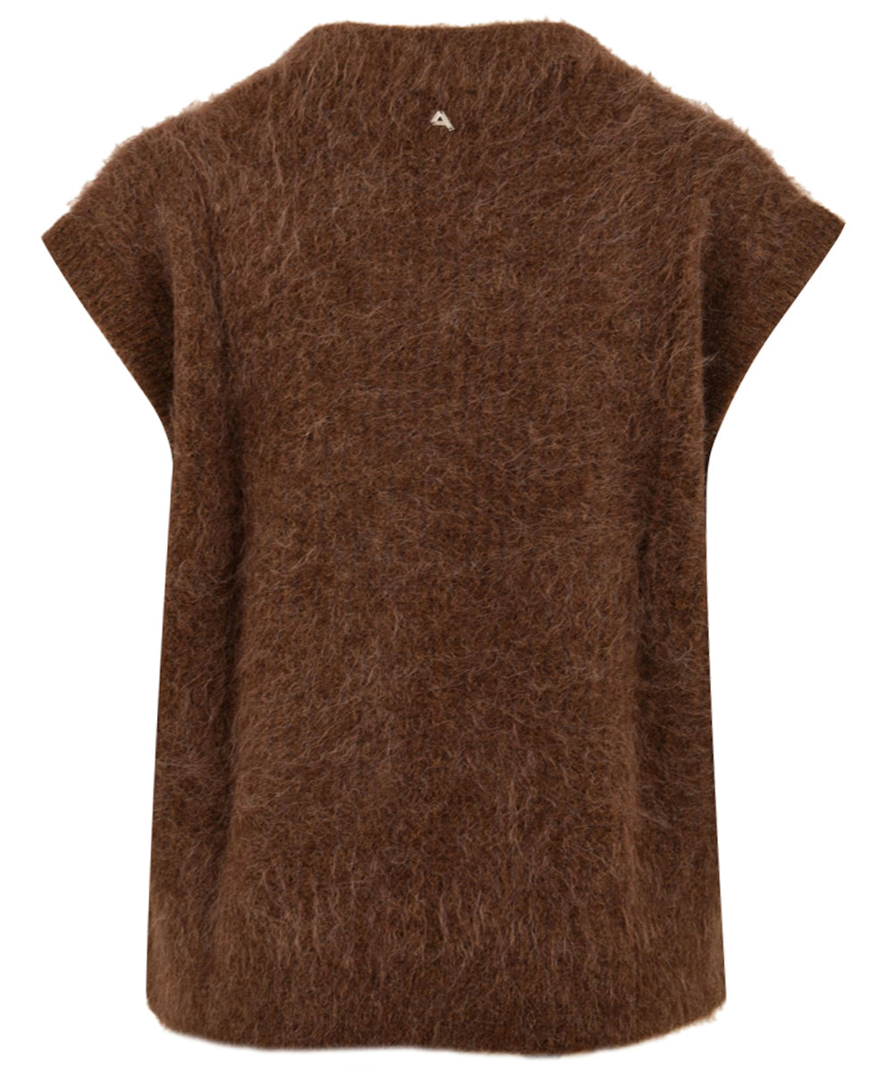 Maglia Over Giromanica CYCLE Donna - Marrone