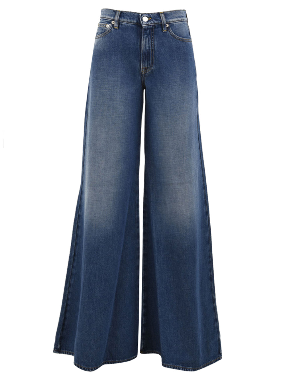 Jeans Asia Wide Leg Flared CYCLE Donna - Blue