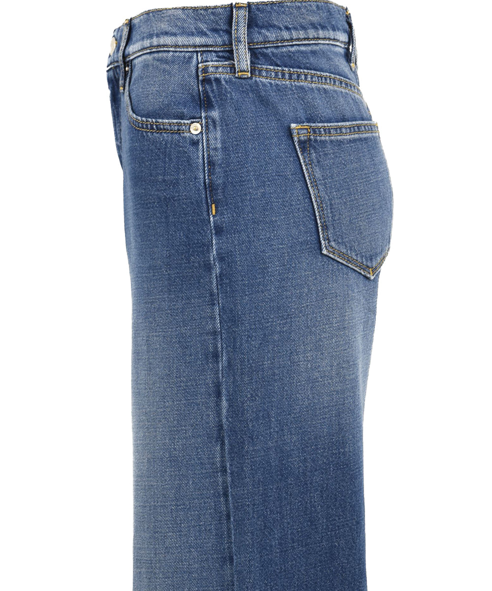 Jeans Asia Wide Leg Flared CYCLE Donna - Blue