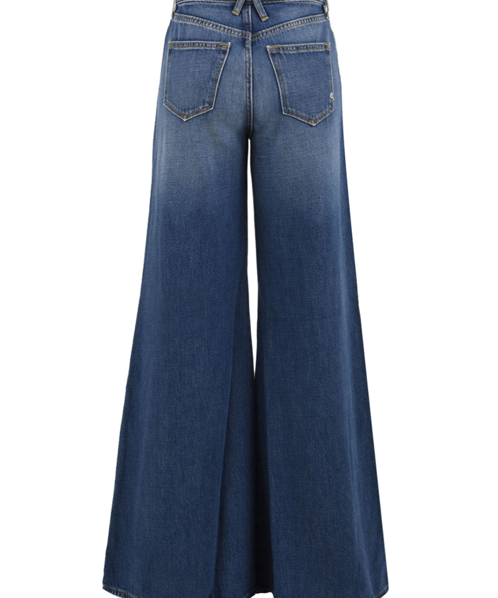 Jeans Asia Wide Leg Flared CYCLE Donna - Blue