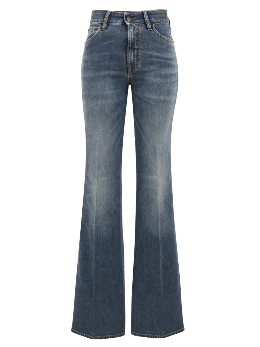 Jeans Flaire Flared Medium Vintage CYCLE Donna - Blue