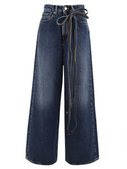 Jeans Big Low Super Wide Leg CYCLE Donna - Blue