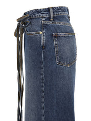 Jeans Big Low Super Wide Leg CYCLE Donna - Blue