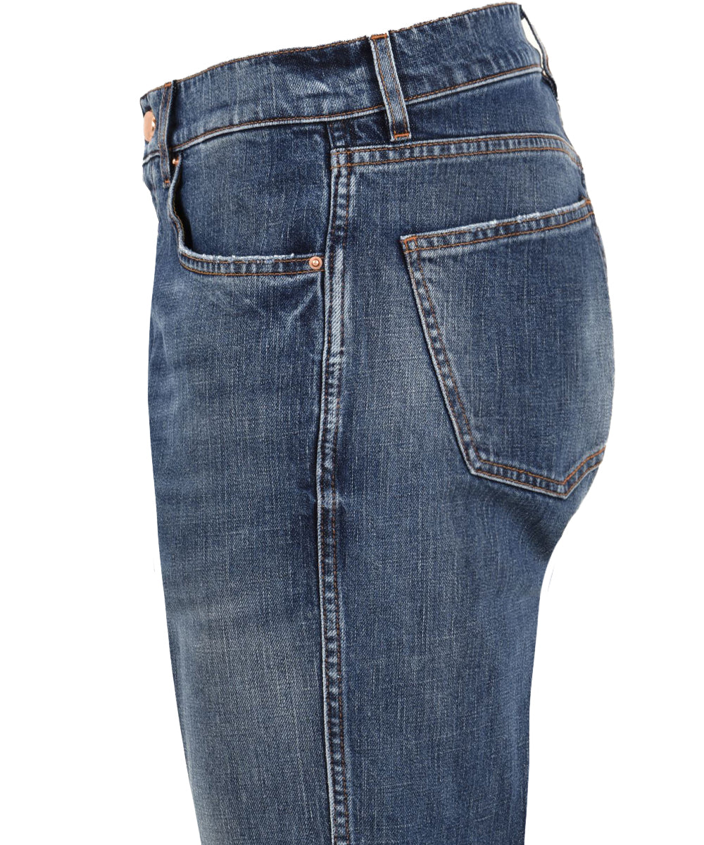 Jeans Seoul Carrot Fit DON THE FULLER Uomo - Blue