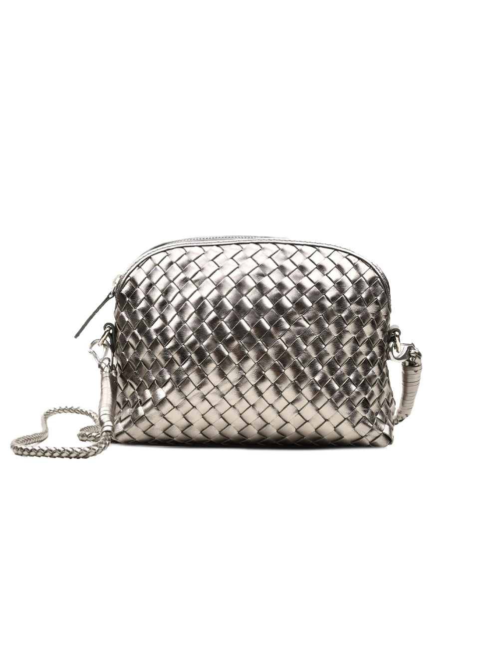 Borsa Chunky Fellini Interlaced DRAGON DIFFUSION Donna - Argento