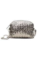 Borsa Chunky Fellini Interlaced DRAGON DIFFUSION Donna - Argento