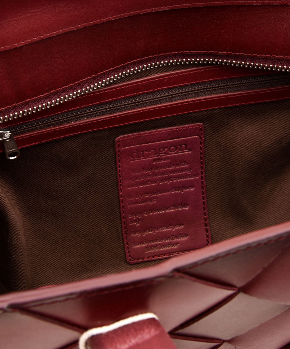 Borsa Crossover Diagonal Straps DRAGON DIFFUSION Donna - Rosso