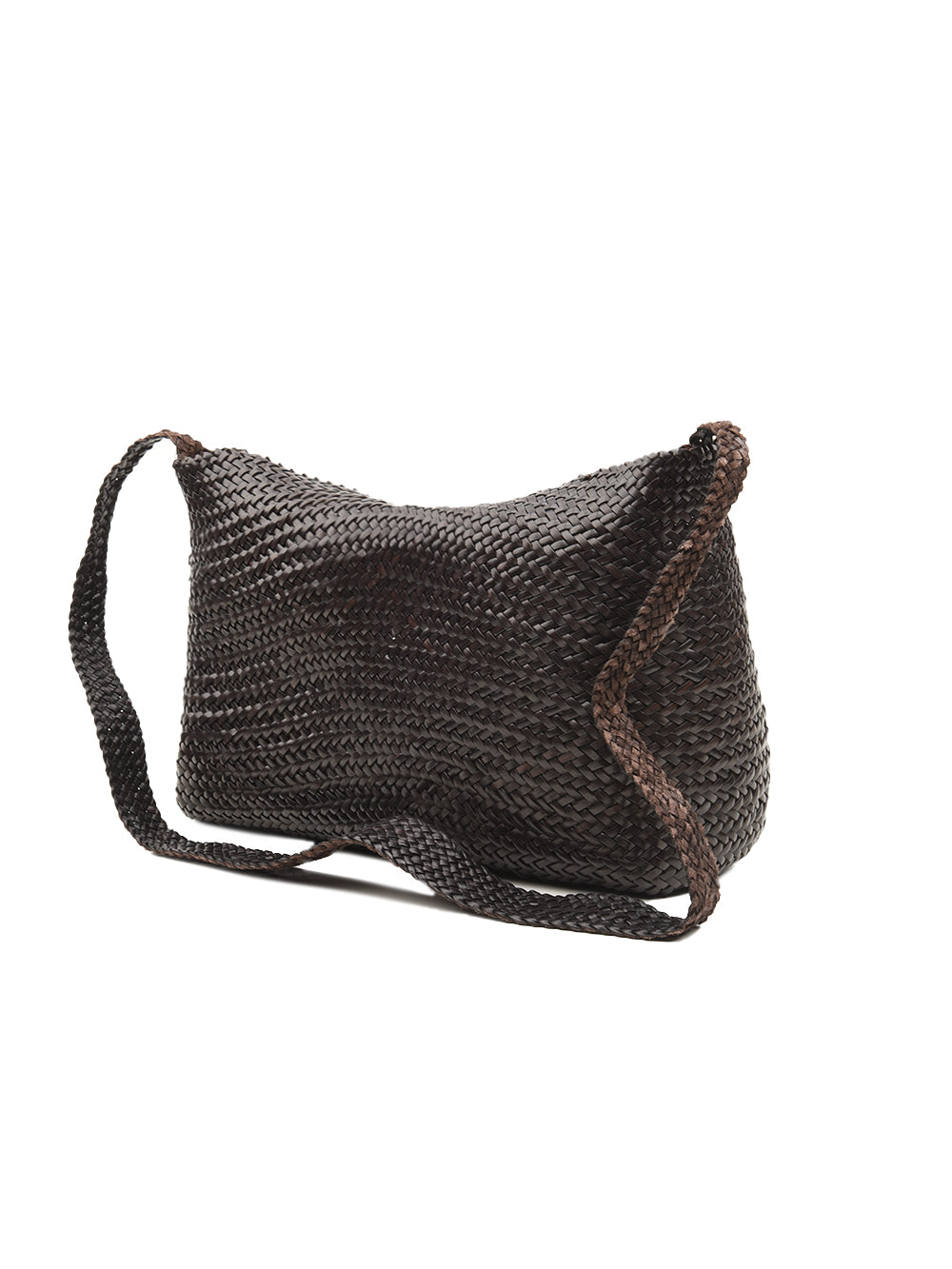 Borsa Santa Marta Diagonal Weave Flap DRAGON DIFFUSION Donna - Marrone