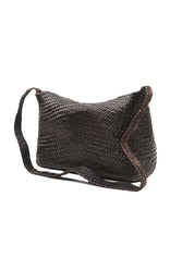 Borsa Santa Marta Diagonal Weave Flap DRAGON DIFFUSION Donna - Marrone