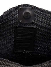Borsa Santa Marta Diagonal Weave Flap DRAGON DIFFUSION Donna - Nero