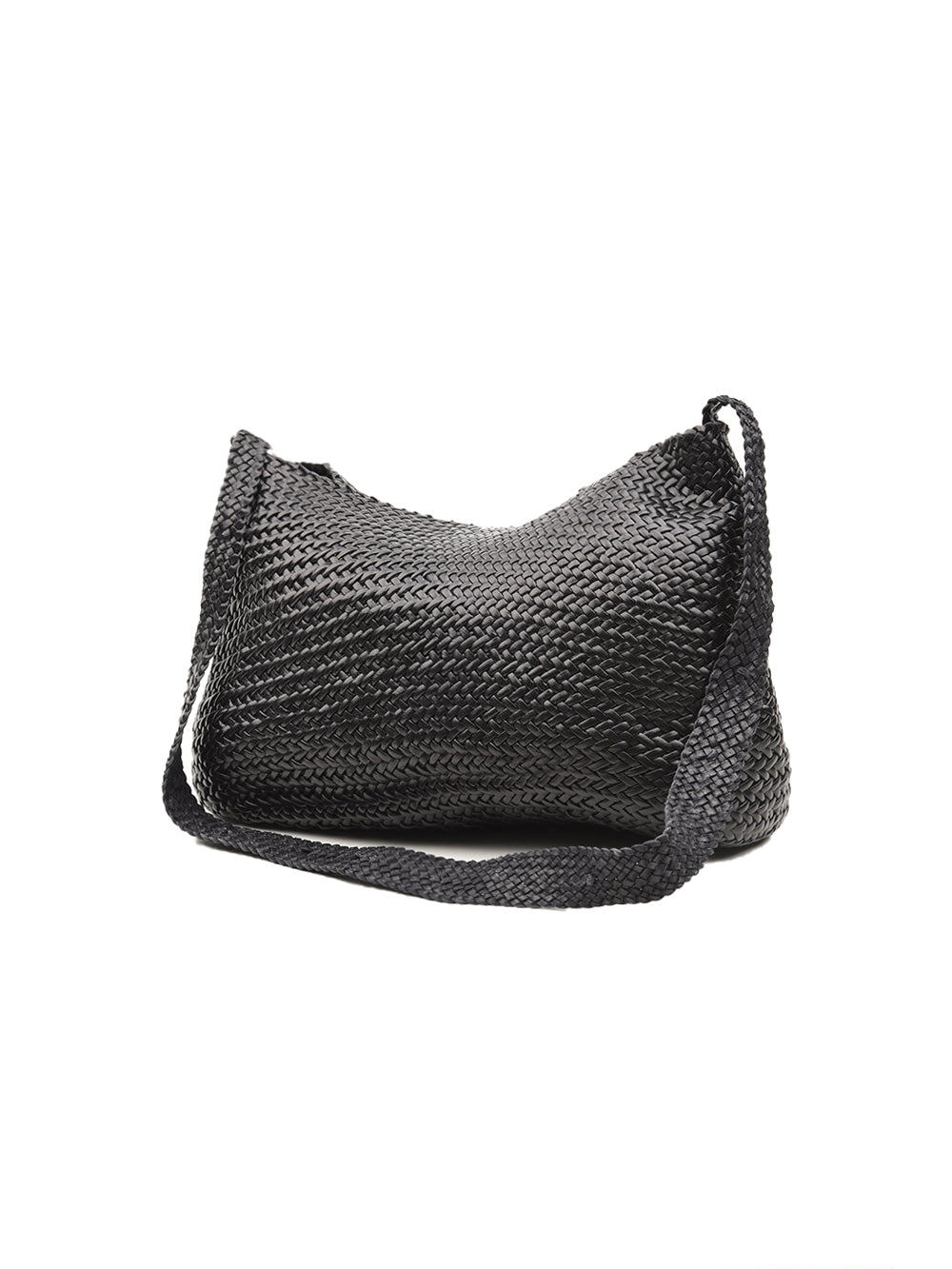 Borsa Santa Marta Diagonal Weave Flap DRAGON DIFFUSION Donna - Nero