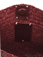 Borsa Santa Marta Diagonal Weave Flap DRAGON DIFFUSION Donna - Rosso