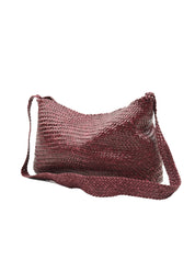 Borsa Santa Marta Diagonal Weave Flap DRAGON DIFFUSION Donna - Rosso