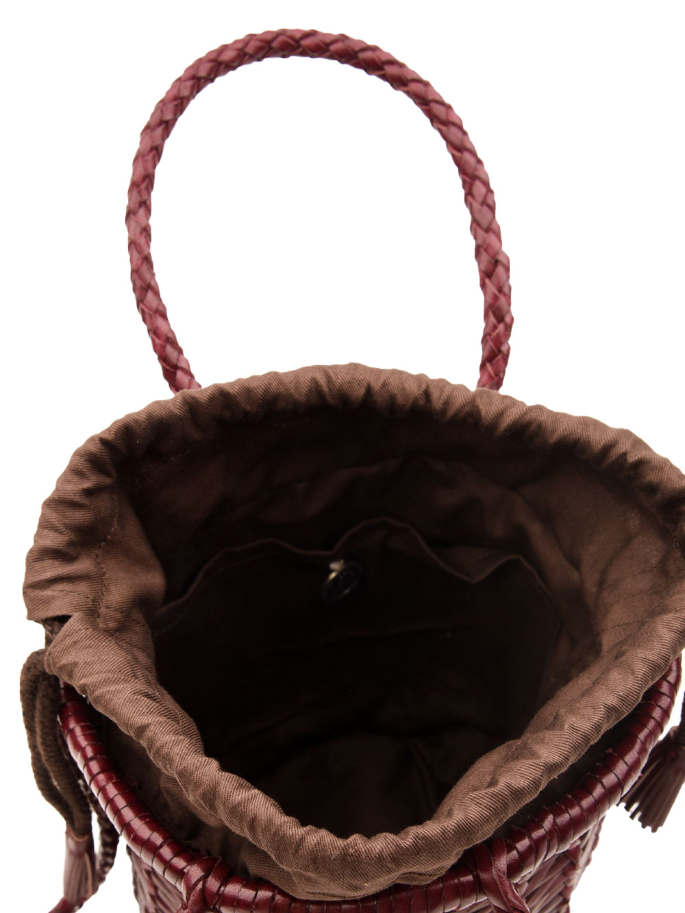 Borsa Lina Mini Jali Weave Small DRAGON DIFFUSION Donna - Rosso