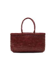 Borsa Mini Flat Gora Basket DRAGON DIFFUSION Donna - Rosso