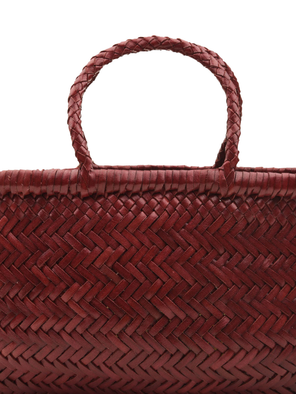 Borsa Mini Flat Gora Basket DRAGON DIFFUSION Donna - Rosso