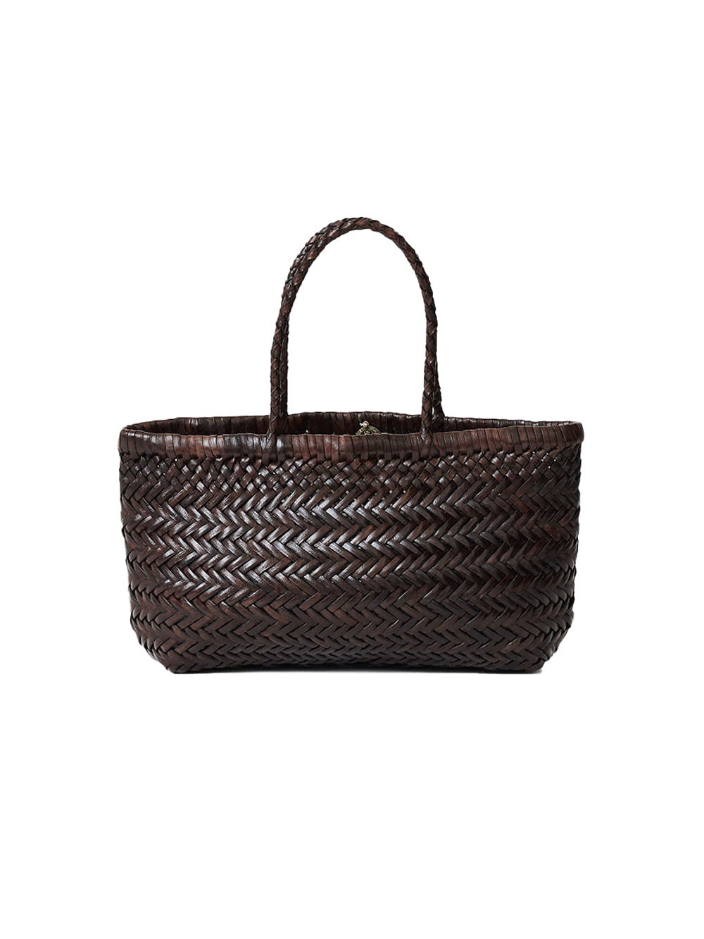 Borsa Mini Flat Gora Basket DRAGON DIFFUSION Donna - Marrone