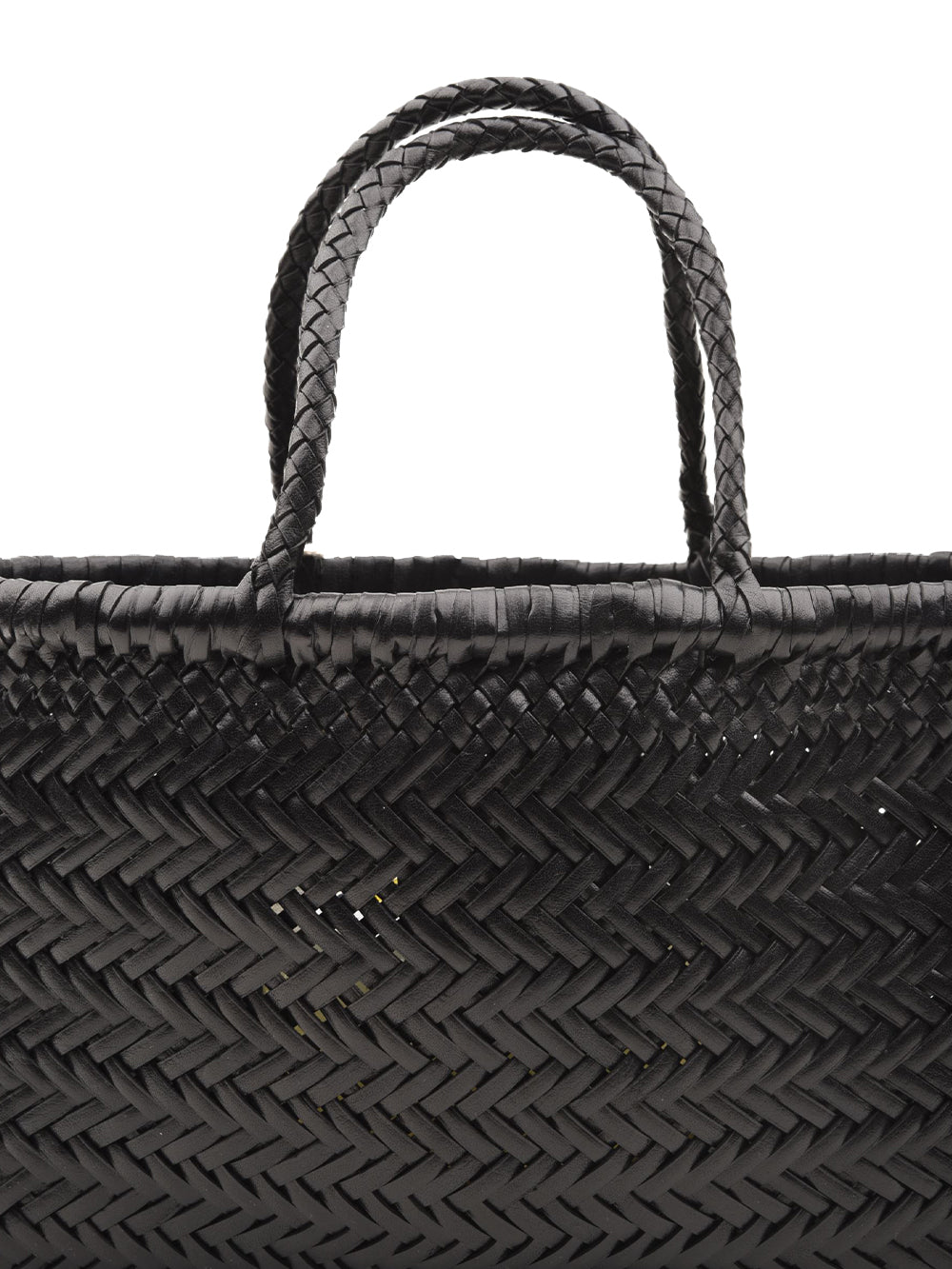 Borsa Mini Flat Gora Basket DRAGON DIFFUSION Donna - Nero