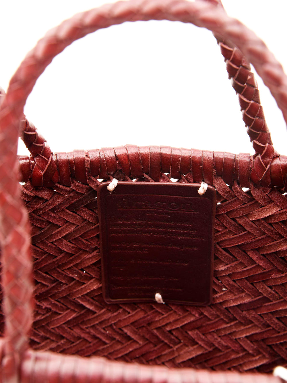 Borsa Bamboo Triple Jump Small DRAGON DIFFUSION Donna - Rosso