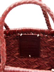 Borsa Bamboo Triple Jump Small DRAGON DIFFUSION Donna - Rosso