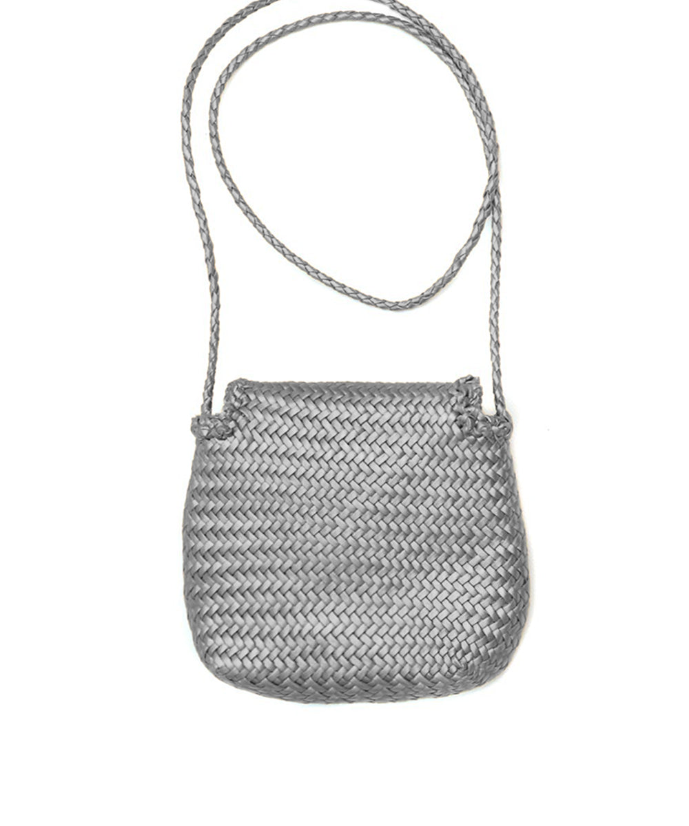 Borsa Mini City Flat DRAGON DIFFUSION Donna - Argento