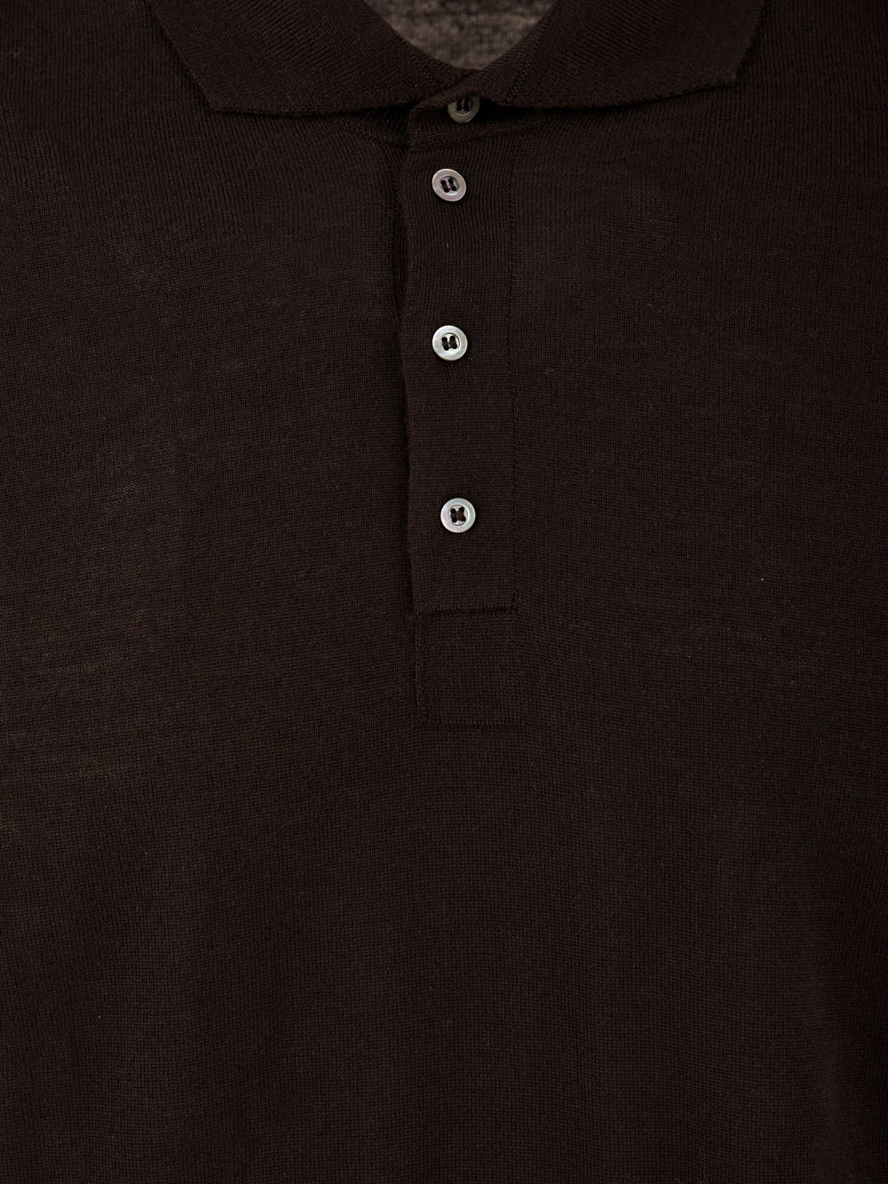 Polo manica lunga rasata DRUMOHR Uomo - Marrone