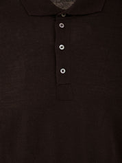 Polo manica lunga rasata DRUMOHR Uomo - Marrone