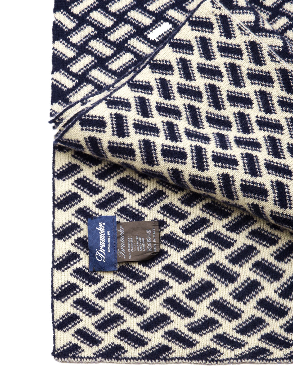 Sciarpa in Cashmere Biscottino DRUMOHR Uomo - Blue