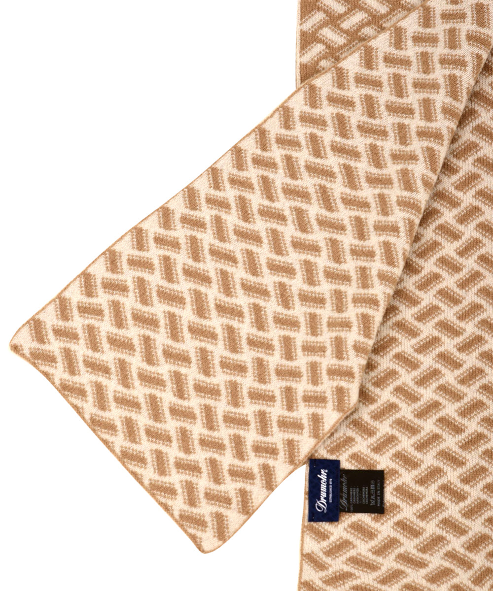 Sciarpa in Cashmere Biscottino DRUMOHR Uomo - Beige