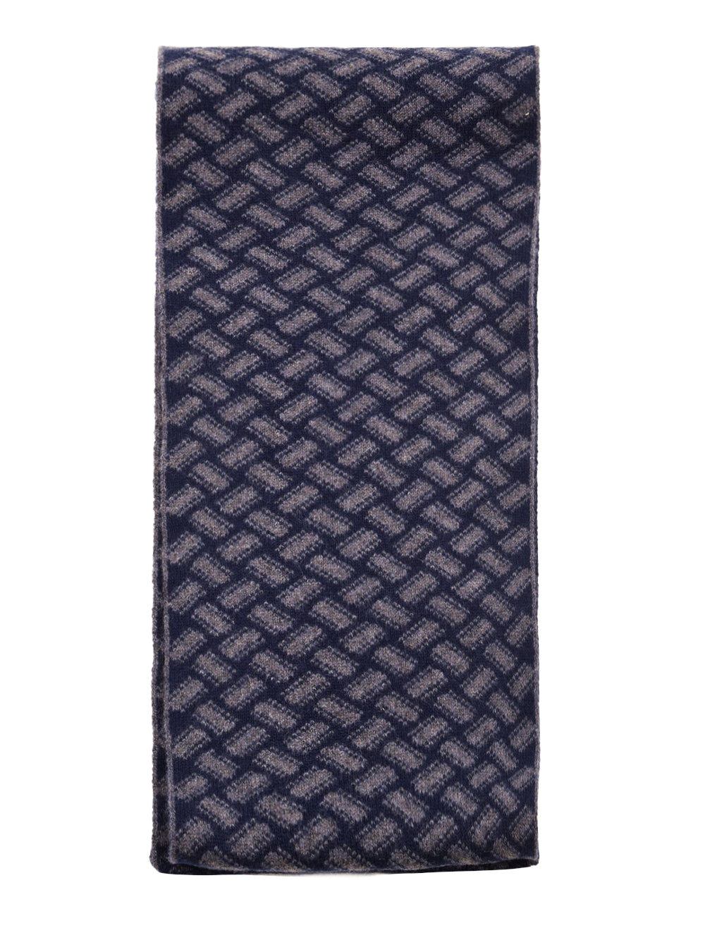 Sciarpa in Cashmere Biscottino DRUMOHR Uomo - Verde/Navy