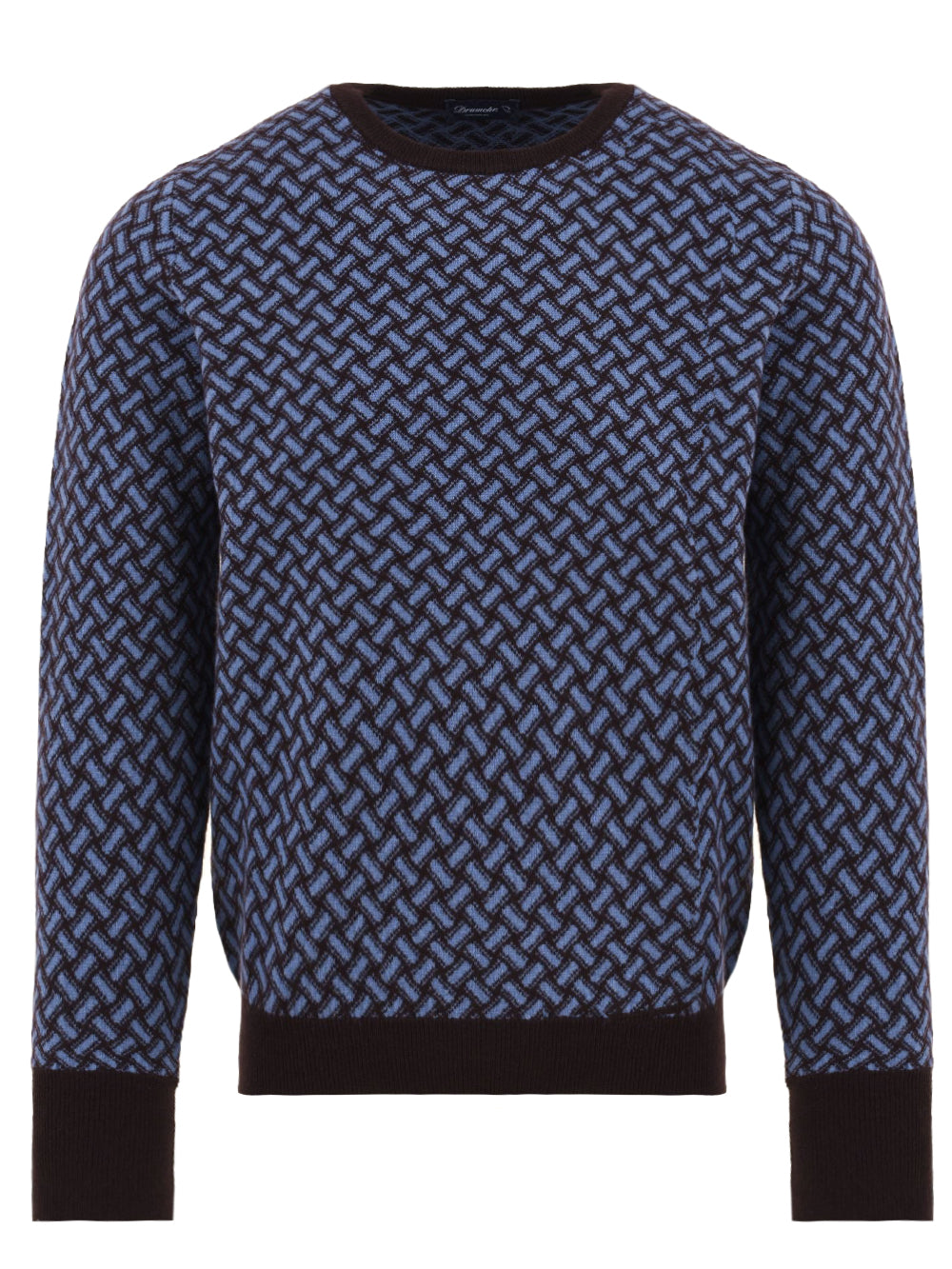 Maglione Girocollo Biscottino in Cashmere DRUMOHR Uomo - Marrone