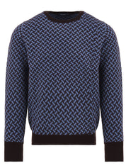Maglione Girocollo Biscottino in Cashmere DRUMOHR Uomo - Marrone