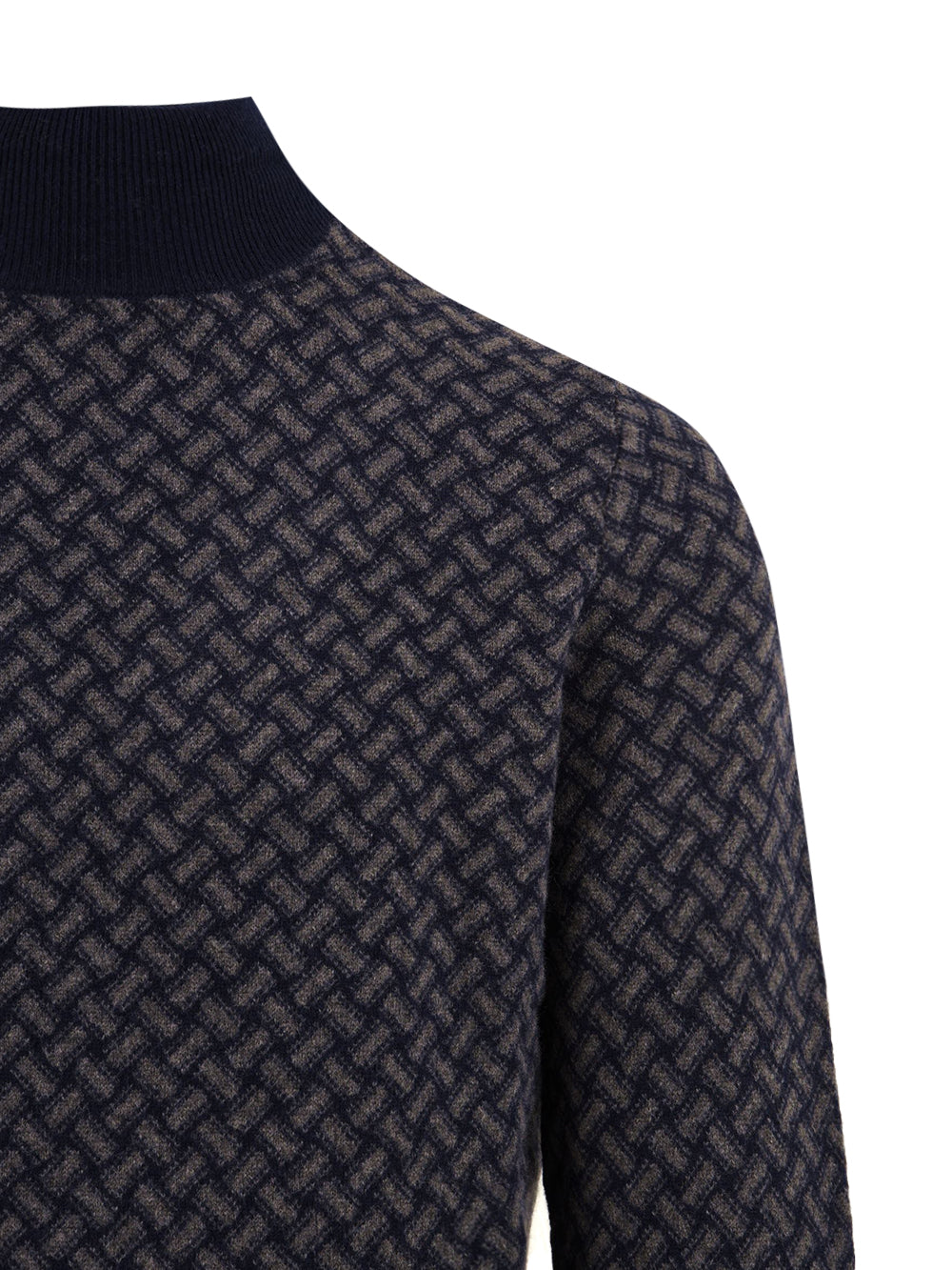 Maglione Dolcevita Biscottino in Cashmere DRUMOHR Uomo - Blue