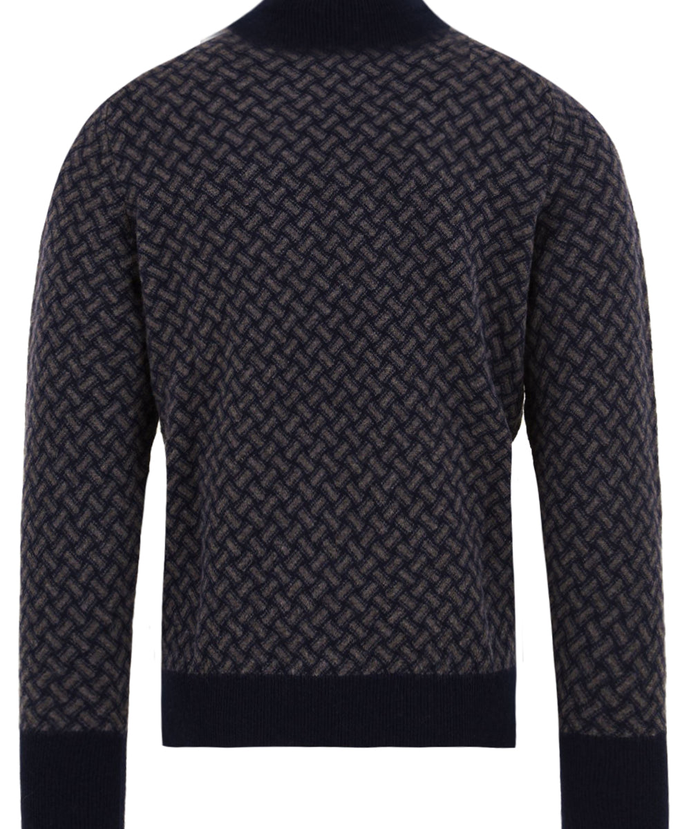 Maglione Dolcevita Biscottino in Cashmere DRUMOHR Uomo - Blue