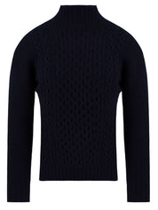 Maglione Aran Tubico DRUMOHR Uomo - Blue