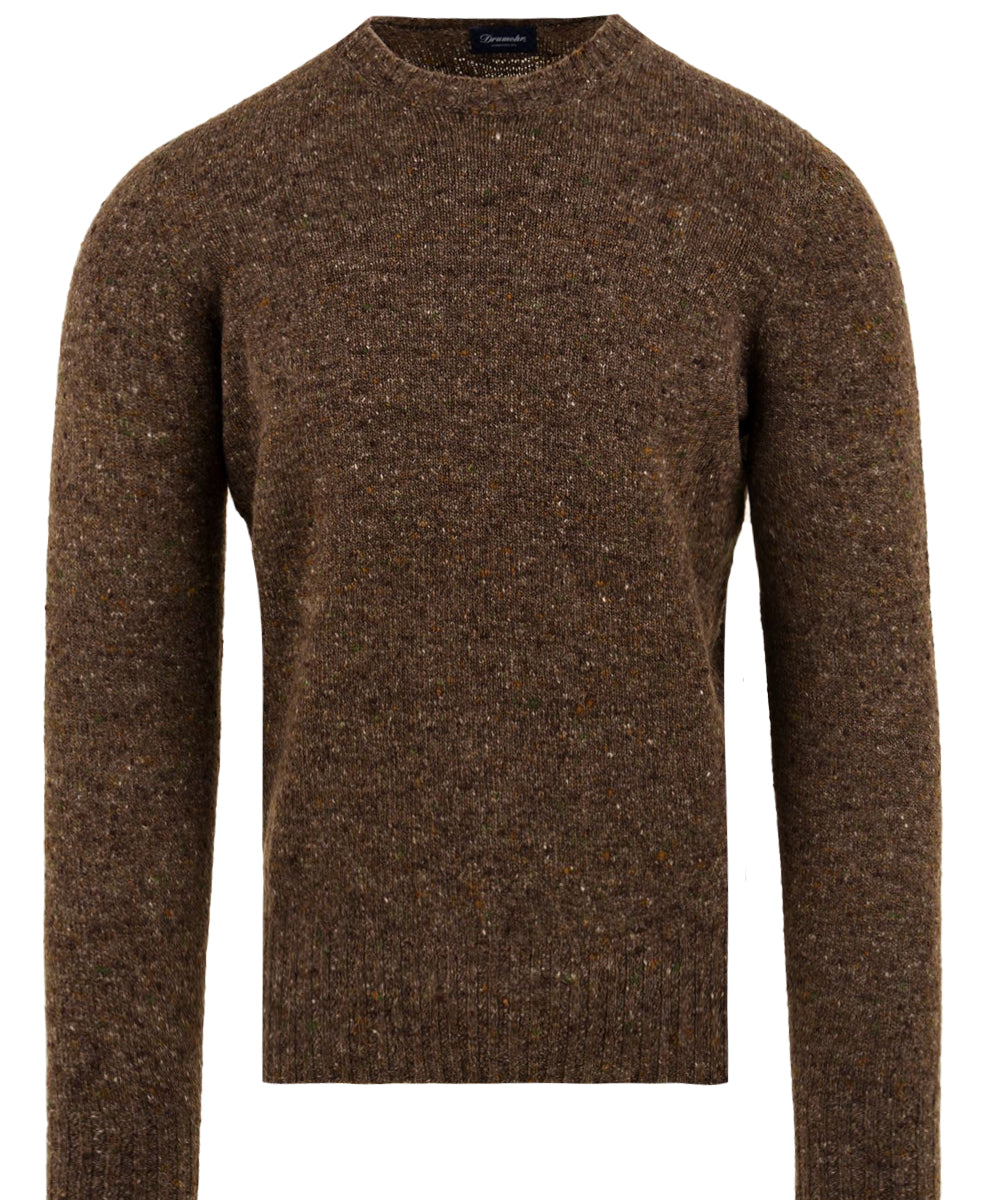 Maglione Girocollo rasato DRUMOHR Uomo - Marrone